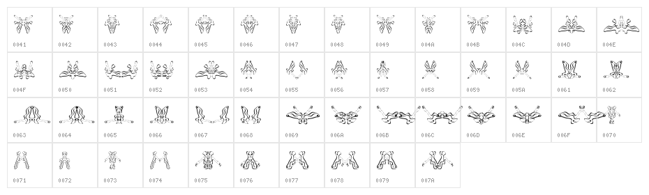 Butterbees Character Map