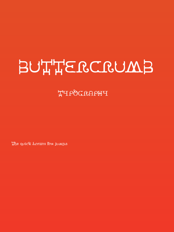 Buttercrumb Poster