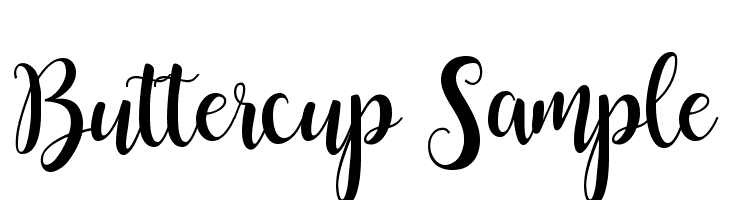 Buttercup Sample  baixar fontes gratis