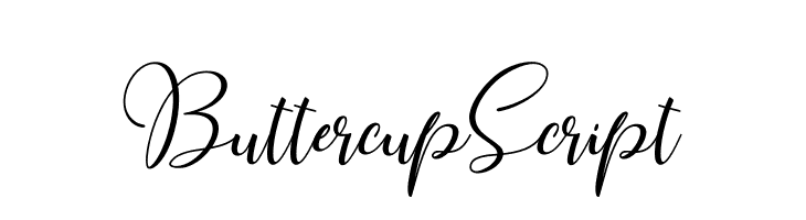 ButtercupScript  免费字体下载