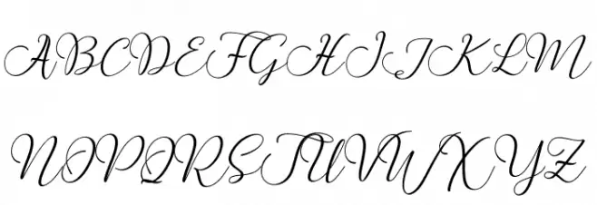 ButtercupScript Schriftart Groß