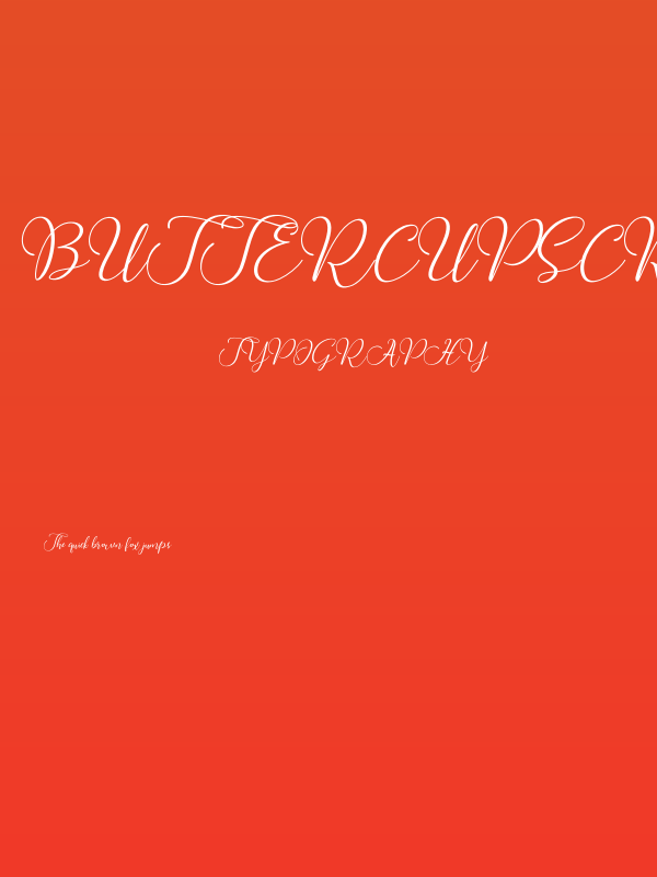 ButtercupScript Poster
