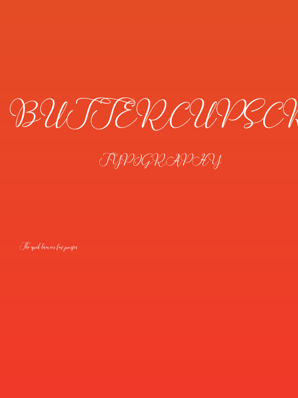 ButtercupScript Poster
