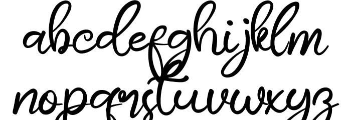 Butterflay Font LOWERCASE