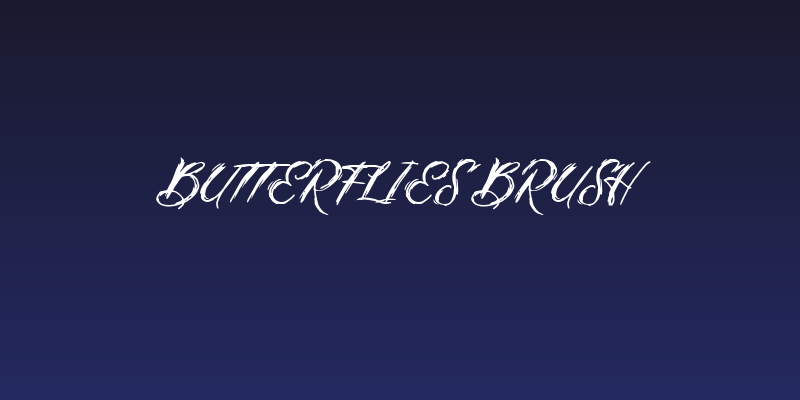 Butterflies Brush Social Header