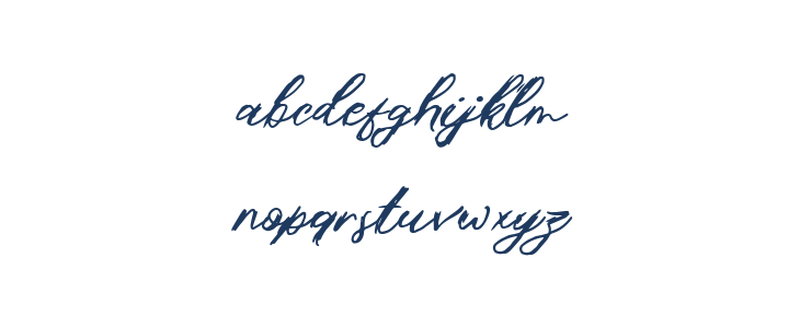 Butterflies Brush Lowercase