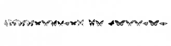 Butterflies by Darrian  Frei Schriftart Herunterladen