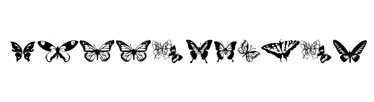 Butterflies  baixar fontes gratis
