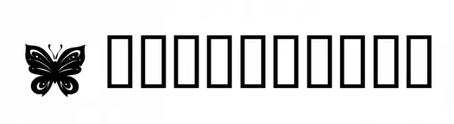 Butterflies  font caratteri gratis