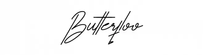 Butterfloo Шрифта