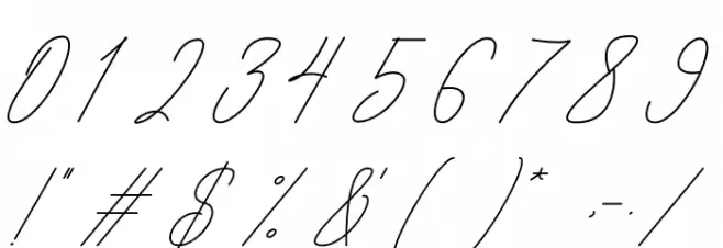 Butterfloo Шрифта ДРУГИЕ символов