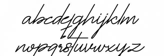 Butterfloo Шрифта строчной