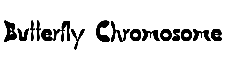 Butterfly Chromosome  Descarca Fonturi Gratis