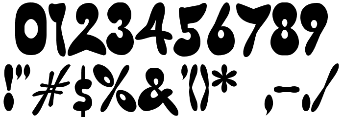 Butterfly Chromosome Font OTHER CHARS