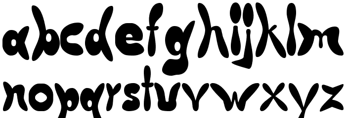 Butterfly Chromosome Font LOWERCASE