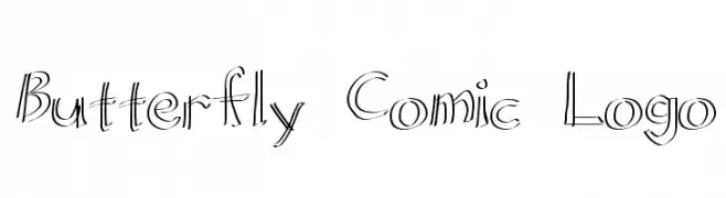 Butterfly Comic Logo  baixar fontes gratis
