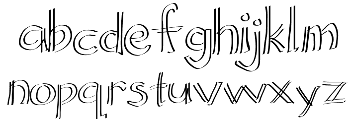 Butterfly Comic Logo Font LOWERCASE