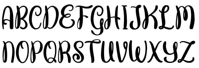Butterfly FREE Font LOWERCASE