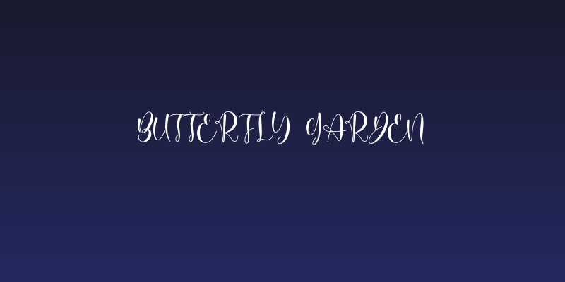 Butterfly Garden Social Header