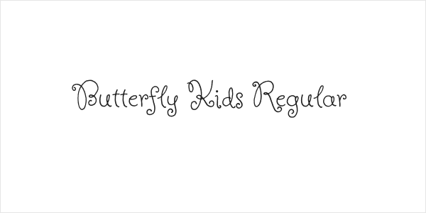 Butterfly Kids Regular Logo