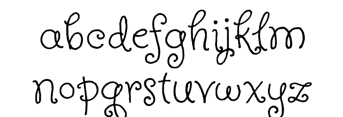 Butterfly Kids Font LOWERCASE