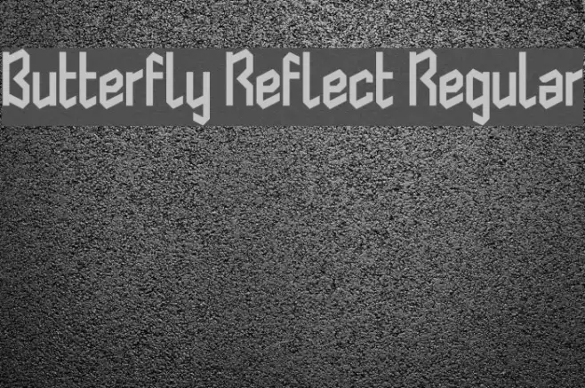 Butterfly Reflect Regular Example 1