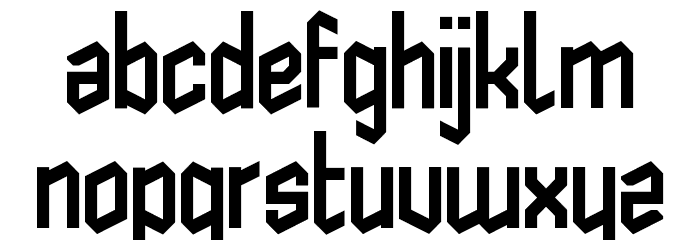 Butterfly Reflect Regular Font LOWERCASE