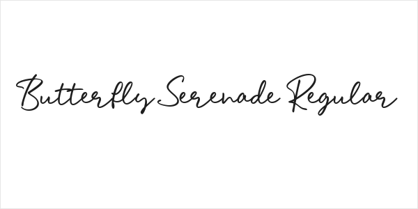 Butterfly Serenade Regular Logo