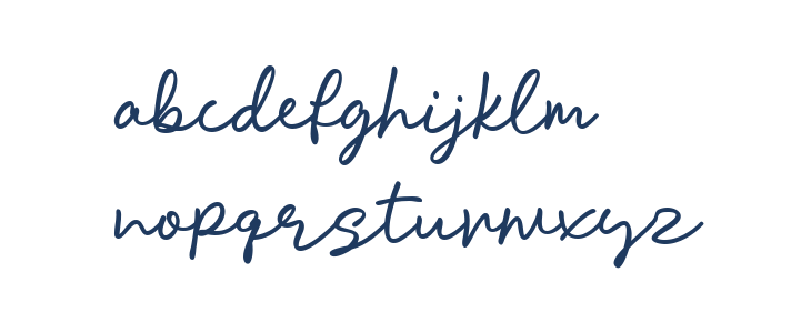 Butterfly Serenade Regular Lowercase