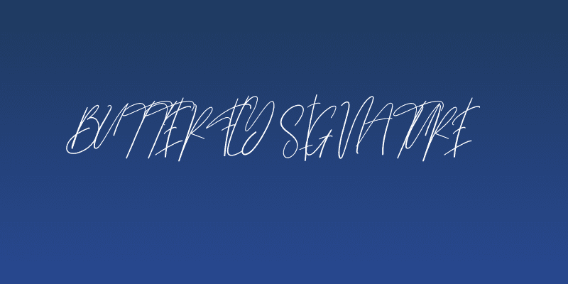 Butterfly Signature Social Header