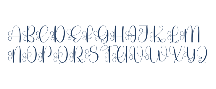 Butterfly Valentine Uppercase