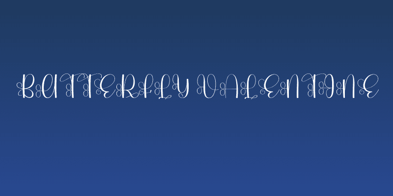 Butterfly Valentine Social Header