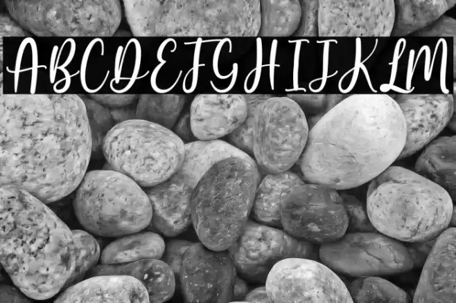 Butterfly Winter Font examples