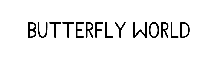 Butterfly World  नि: शुल्क फ़ॉन्ट्स डाउनलोड