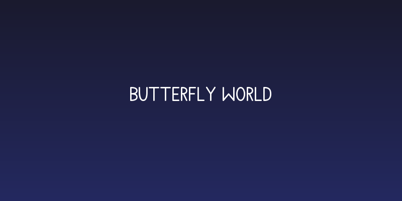 Butterfly World Social Header