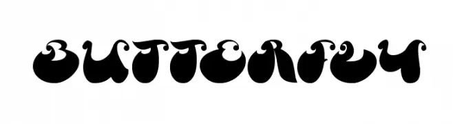 Butterfly  font caratteri gratis