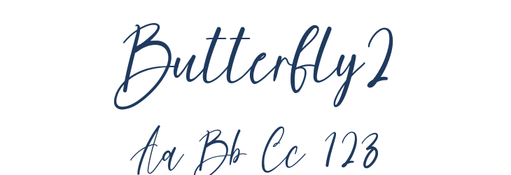 Butterfly2 Font Preview