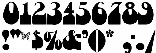 ButterflyBleu HM Font OTHER CHARS