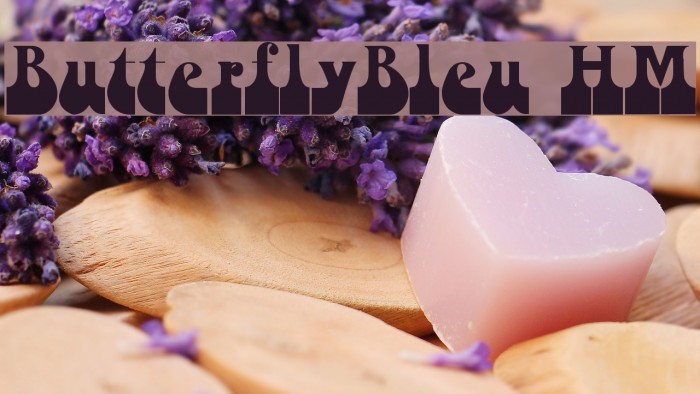 ButterflyBleu HM Font examples