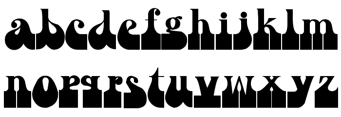 ButterflyBleu HM Font LOWERCASE