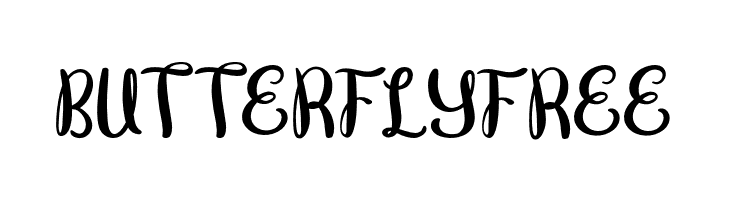 ButterflyFREE  フリーフォントのダウンロード