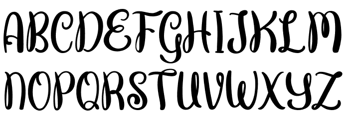 ButterflyFREE Font LOWERCASE
