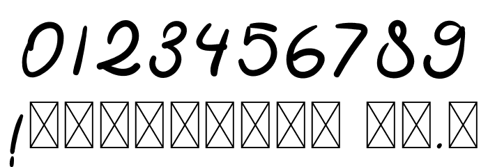 ButterflyFreeRegular Font OTHER CHARS