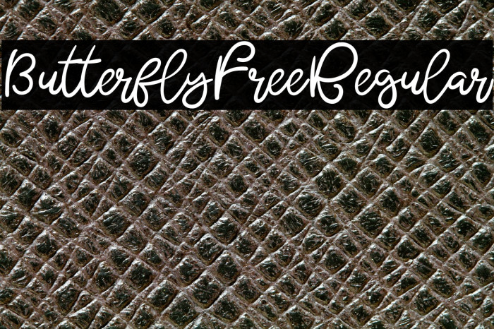 ButterflyFreeRegular Example 1