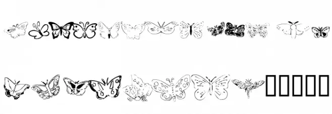 ButterflyHeaven Polices MINUSCULES