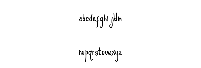 Butterflyna Demo Font LOWERCASE