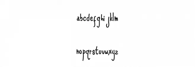Butterflyna Demo Schriftart Kleinbuchstaben