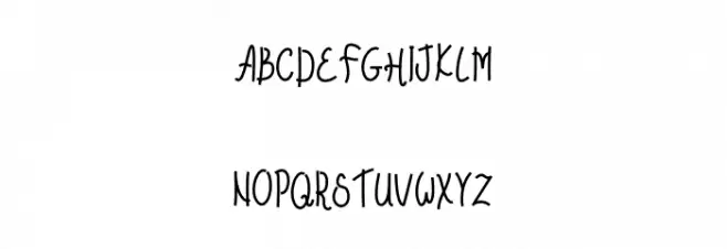 Butterflyna Demo 字体 大写