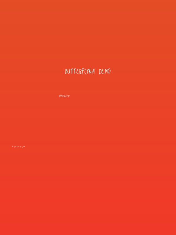 Butterflyna Demo Poster