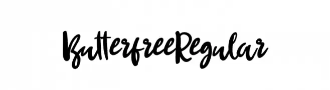 Butterfree Regular  Frei Schriftart Herunterladen